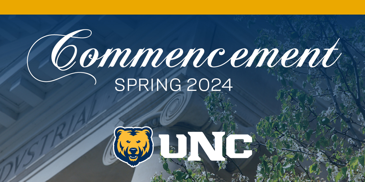 Commencement spring 2024 english program cover.