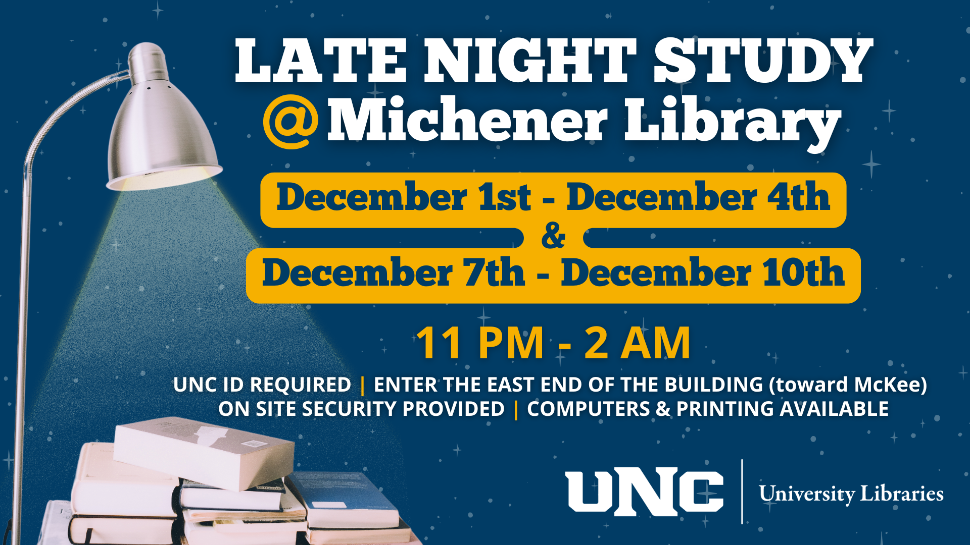 Late Night Study Michener Library Fall 2025 Late Night Study Michener Library Fall 2025