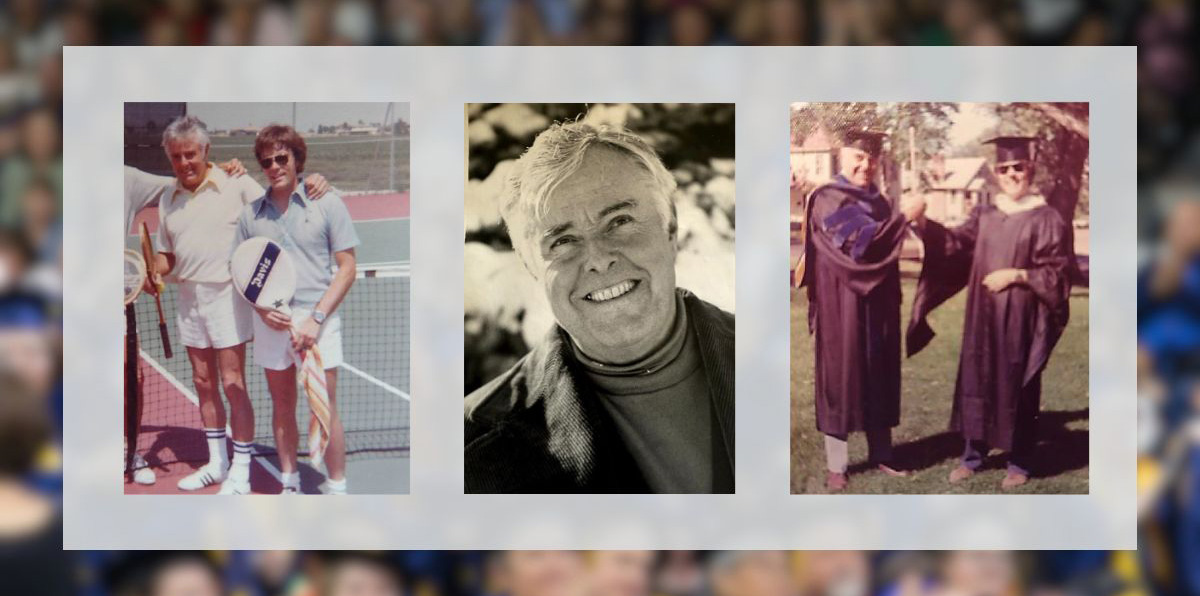 A series of photos of Ford Cleere and Walt Francis together