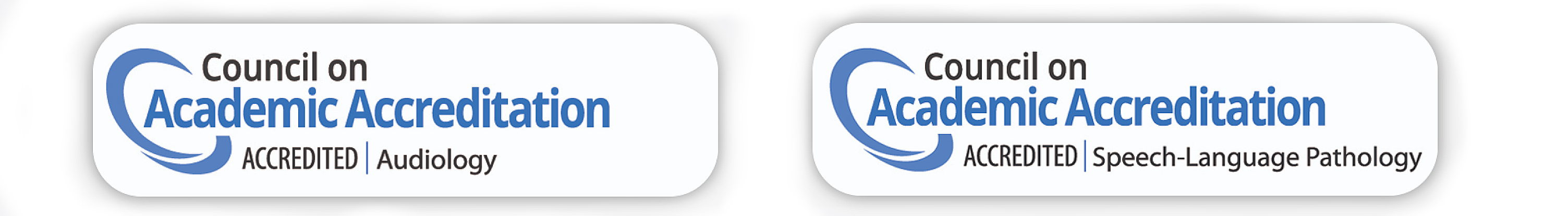 Logos of Council on Academic Accreditation