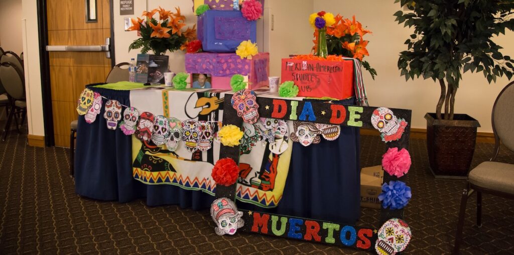 colorful sugar skull