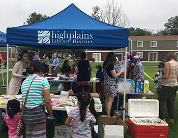 Volunteers at the event