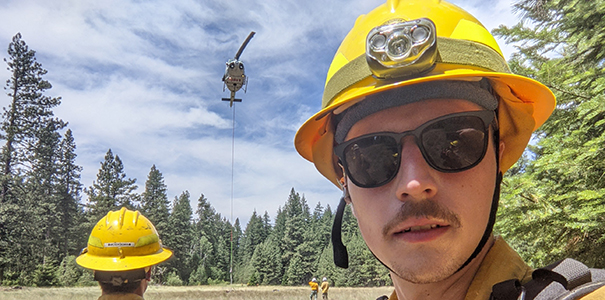 Taber Land in uniform