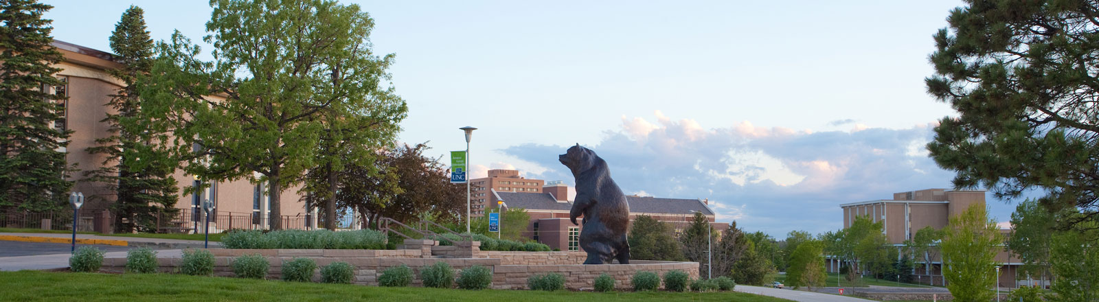 Bear Statue located outside the University Center