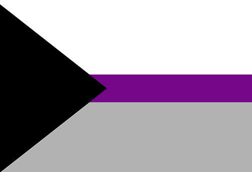 Demisexual pride flag