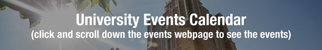 link to university calendar of events
