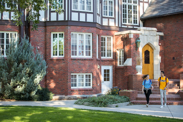 President's Row on central campus