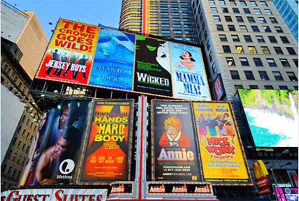 Broadway stock photo