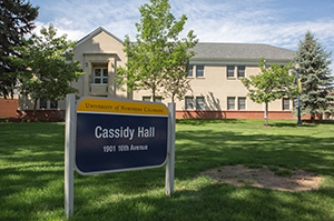 Outside of Cassidy Hall