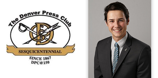 Ben Shumate and the Denver Press Club logo