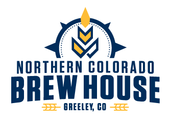 Northern Colorado Brewhouse blue text on white background.