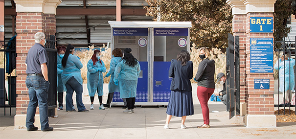 Kiosk at Nottingham Field