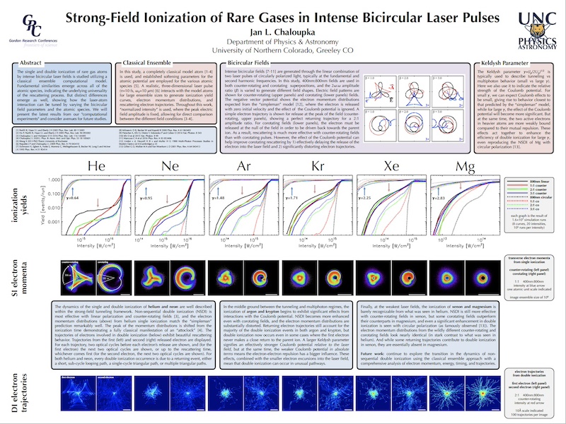 UNC Physics GRC Rare Gases in Bicircular Fields