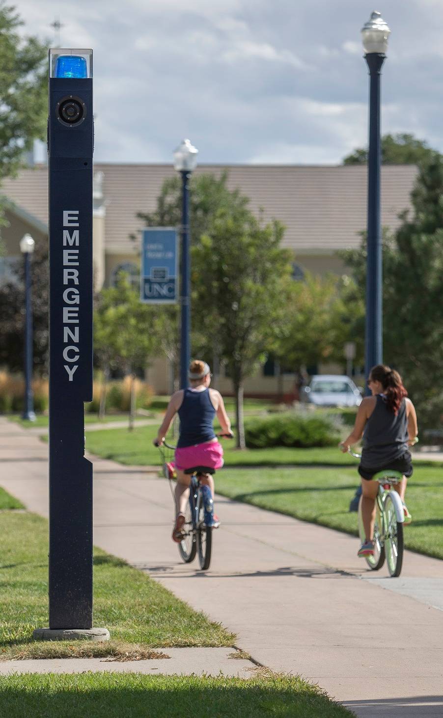 campus emergency pole
