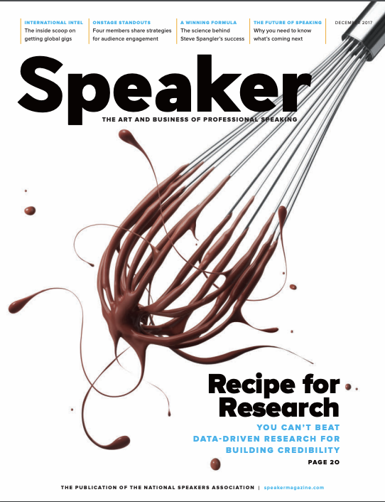 Speaker Magazine, Recipe for Research Cover