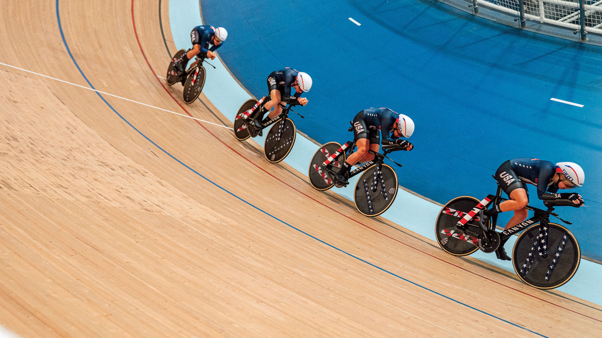 USA Cycling Team races at the 2024 Paris Olympics.