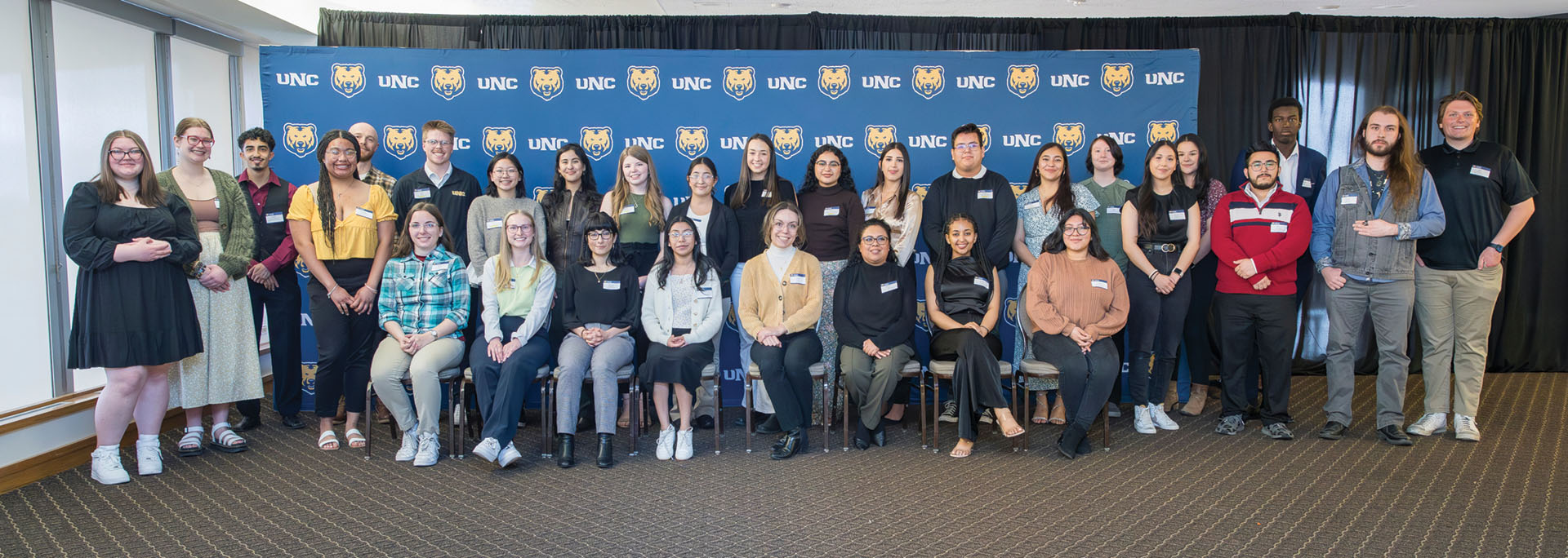 The 2024 Hummel Family Scholarship reception on April 1 in the University Center celebrated the student recipients and recognized the Hummel family whose support makes the awards possible.